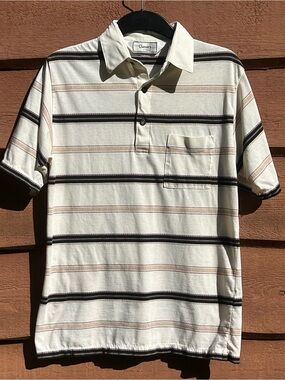 Vintage Classics by Palmland Striped Polo Shirt